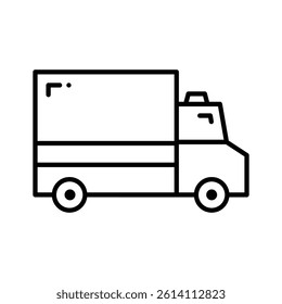 An amazing vector design of ambulance, medical emergency vehicle