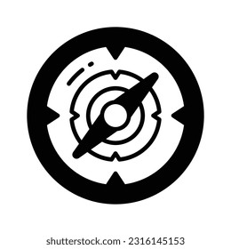 An amazing vector design of compass in modern style, navigation tool icon