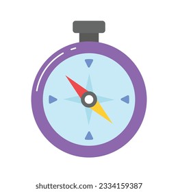 An amazing vector design of compass in modern style, navigation tool icon