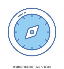 An amazing vector design of compass in modern style, navigation tool icon