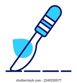 An amazing vector design of scalpel, surgical tool icon