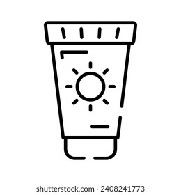 An amazing vector design of sunblock in modern style, premium icon