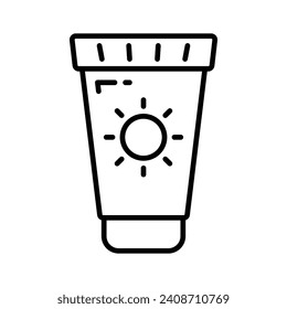 An amazing vector design of sunblock in modern style, premium icon