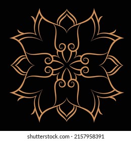 Mandalas vectoriales asombrosas en diferentes temáticas en estilo oriental y occidental para logotipos, diseños y libros de colorido de lujo