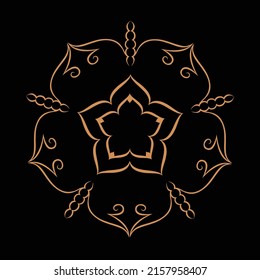 Amazing vector mandalas in different themes in oriental and western style for luxury logos, designs and coloring books
