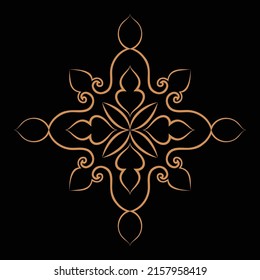Mandalas vectoriales asombrosas en diferentes temáticas en estilo oriental y occidental para logotipos, diseños y libros de colorido de lujo