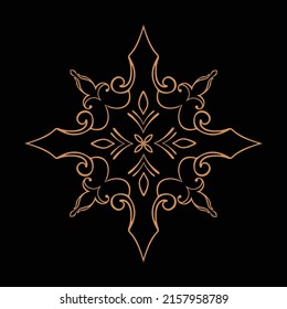 Mandalas vectoriales asombrosas en diferentes temáticas en estilo oriental y occidental para logotipos, diseños y libros de colorido de lujo