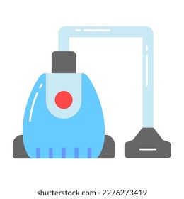 An amazing vector of vacuum cleaner in editable style