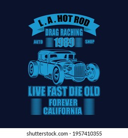 Amazing vintage car t shirt vector design