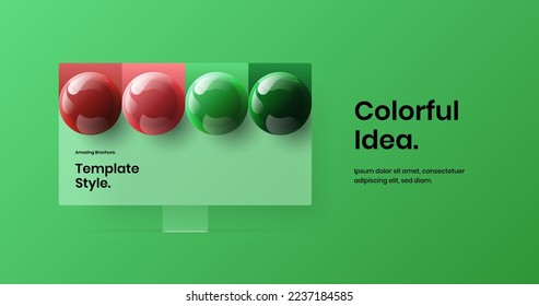 Increíble concepto de diseño vectorial de banner web. Plantilla simple de presentación de maquillaje de escritorio.