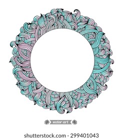 Amazing wonderland doodle art. Vector. Creative bohemia concept for tattoo, cards, tickets, congratulations, branding, logo, label. Web and mobile interface website template Black white grey pink blue