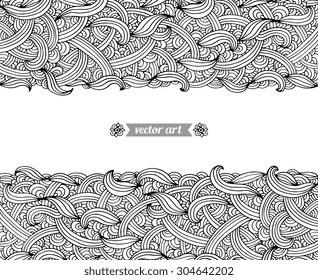 Amazing wonderland doodle art. Vector. Creative bohemia concept for tattoo, cards, tickets, congratulations, branding, logo, label. Web and mobile interface website template 