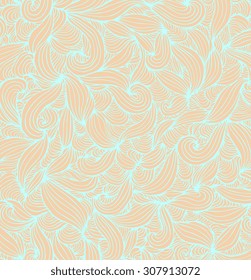 Amazing wonderland doodle art. Vector. Creative bohemia concept for tattoo, wedding invitations, cards, tickets, congratulations, branding, label. Banner, template. Blue turquoise, beige terracotta