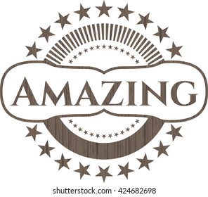 Amazing wood emblem