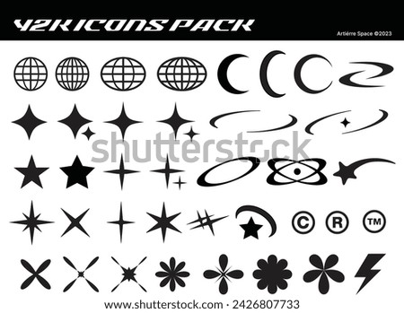 amazing y2k icons pack (ready to use) designed by Artiérre Space