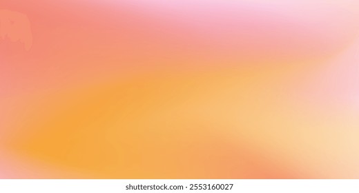 Incrível amarelo laranja luz Blur gradiente com grão de ruído texturizado vetor ilustração eps 10.