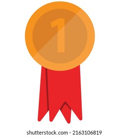 amazingly design medal prize trophy competition icon 