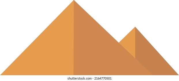 Amazingly designed flat style illustration of mountains