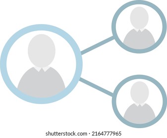 Amazingly designed flat style illustration of networking