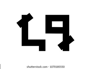 Amazing,radial, thick number font design. It is rectangular.