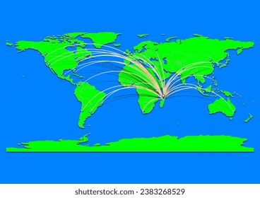 Ambanja, Madagascar map - Concept map for Ambanja, Madagascar on World map. Suitable for export concepts. File is suitable for digital editing and prints of all sizes.