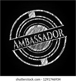 Ambassador chalkboard emblem
