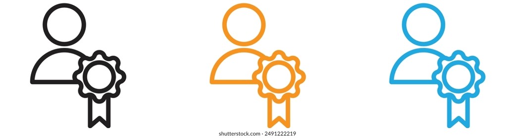 Ambassador vector logo set collection for web app ui