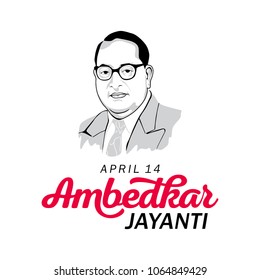 Ambedkar Jayanti Typography