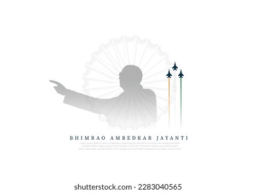 Ambedkar Jayanti vector illustration, 14th april