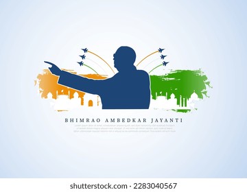 Ambedkar Jayanti vector illustration, 14th april