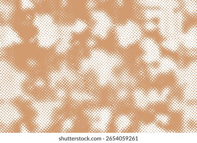 amber haze colors. polka dots  floral background. gender neutral foliage leaf seamless raster  simple whimsical 2 tone pattern. kids nursery wallpaper or scandi all over print.botanical flowers 