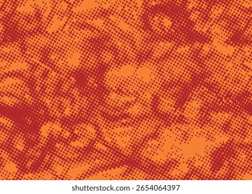 amber haze colors. polka dots  floral background. gender neutral foliage leaf seamless raster  simple whimsical 2 tone pattern. kids nursery wallpaper or scandi all over print.botanical flowers 