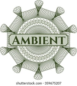 Ambient abstract linear rosette