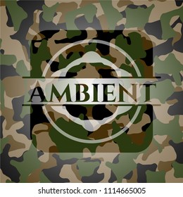 Ambient camo emblem