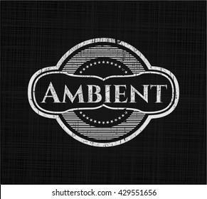 Ambient chalkboard emblem
