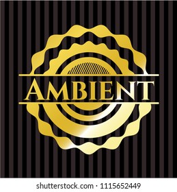 Ambient gold emblem