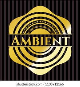 Ambient gold emblem