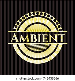Ambient golden emblem