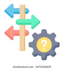 Ambiguity Icon Element For Design