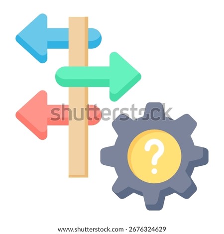 Ambiguity Icon Element For Design