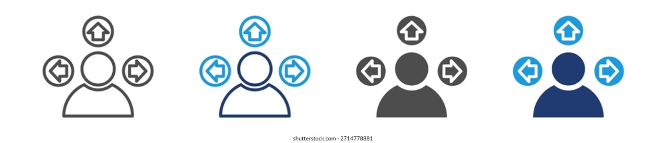 ambiguity icon set multiple style