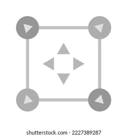 Symbol für Unklarheit, Vektorbild. Kann auch für Big Data verwendet werden. Geeignet für mobile Apps, Web-Apps und Printmedien.