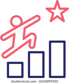 Vektorgrafik mit dem Symbol "Ehrgeiz"
