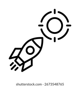 Ambition Icon Element For Design