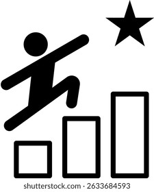 Ambition-Symbol - gemischte Vektorgrafik