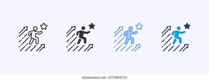 Ambition Icon Set Multistyle Various Collection Element For Design