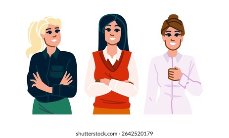 ambition motivated woman vector. strength confidence, determination leadership, inspiration courage ambition motivated woman character. people flat cartoon illustration