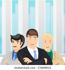 Ambitious business people/ Business people