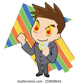 ambitious businessman