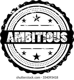 Ambitious Stamp Sticker